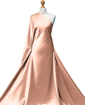 Stretch Satin Fabric - 2 Way Stretch Dressmaking Fabric by the Metre