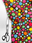 Printed Polar Fleece Fabric Spots & Stars Prints-9