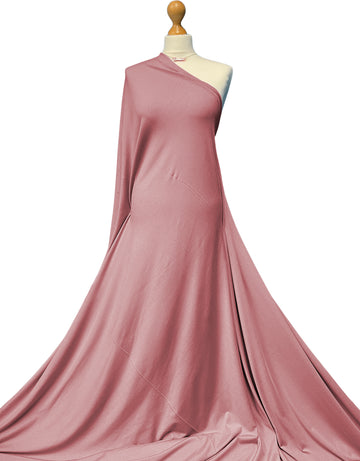 Buy dusty-pink Bamboo Jersey 4 Way Stretch Fabric