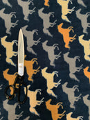 Printed Polar Fleece Fabric Animal Prints-12