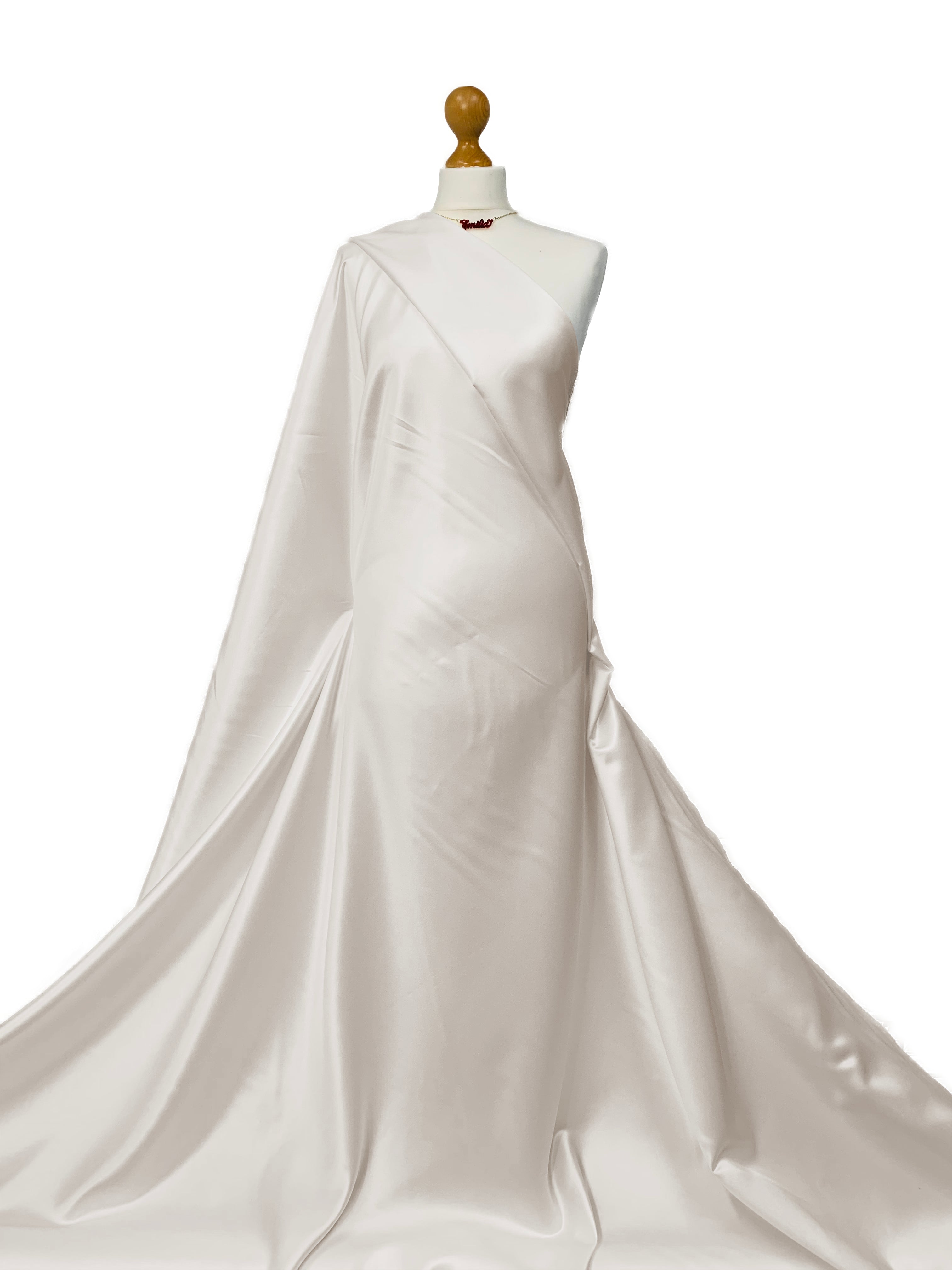Duchess Satin Fabric - Bridal Dressmaking Fabric by the Met Duchess Satin Fabric - Bridal Dressmaking Fabric by the Met