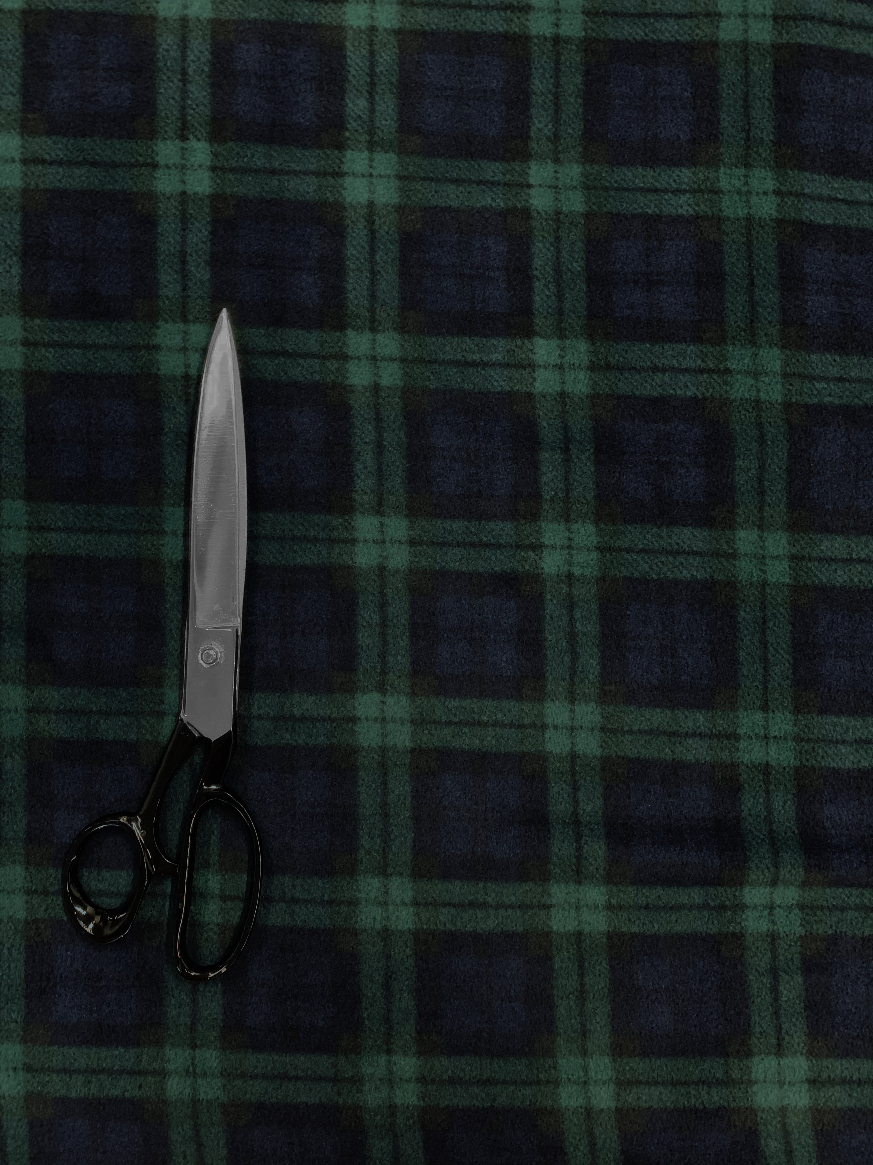 Printed Polar Fleece Fabric Checks & Tartan Prints