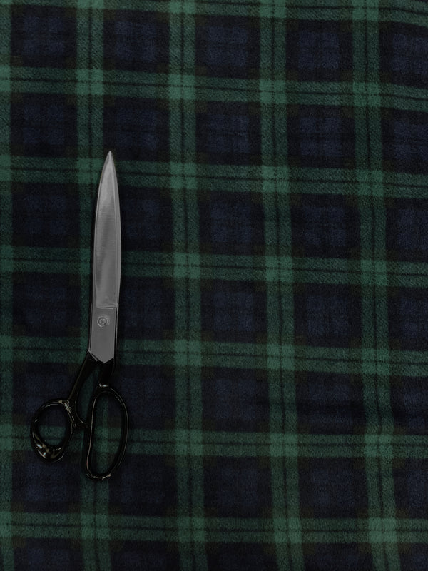 Printed Polar Fleece Fabric Checks & Tartan Prints