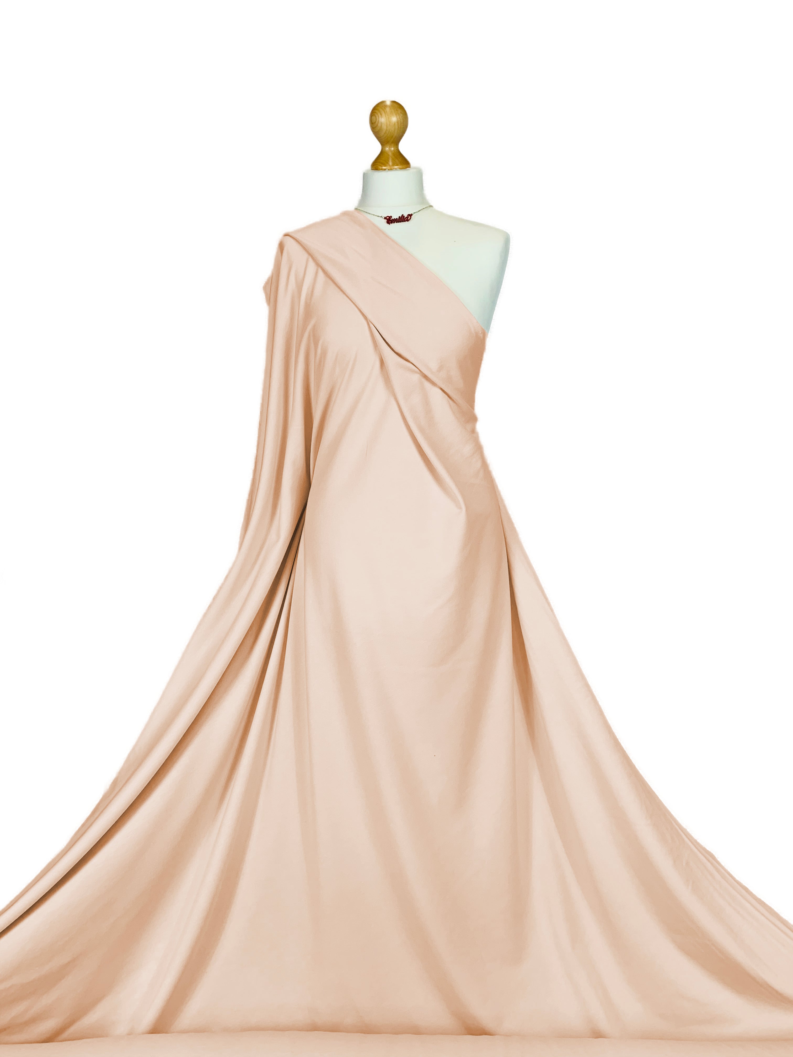 Buy nude Ponte Roma Stretch Jersey Fabric