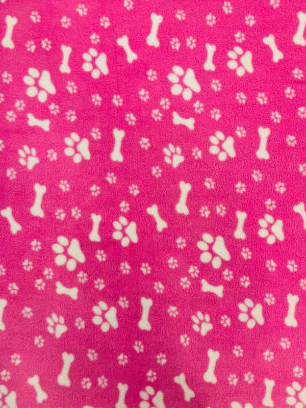 Printed Polar Fleece Fabric Animal Prints