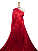 Crushed Velvet 2 Way Stretch Fabric