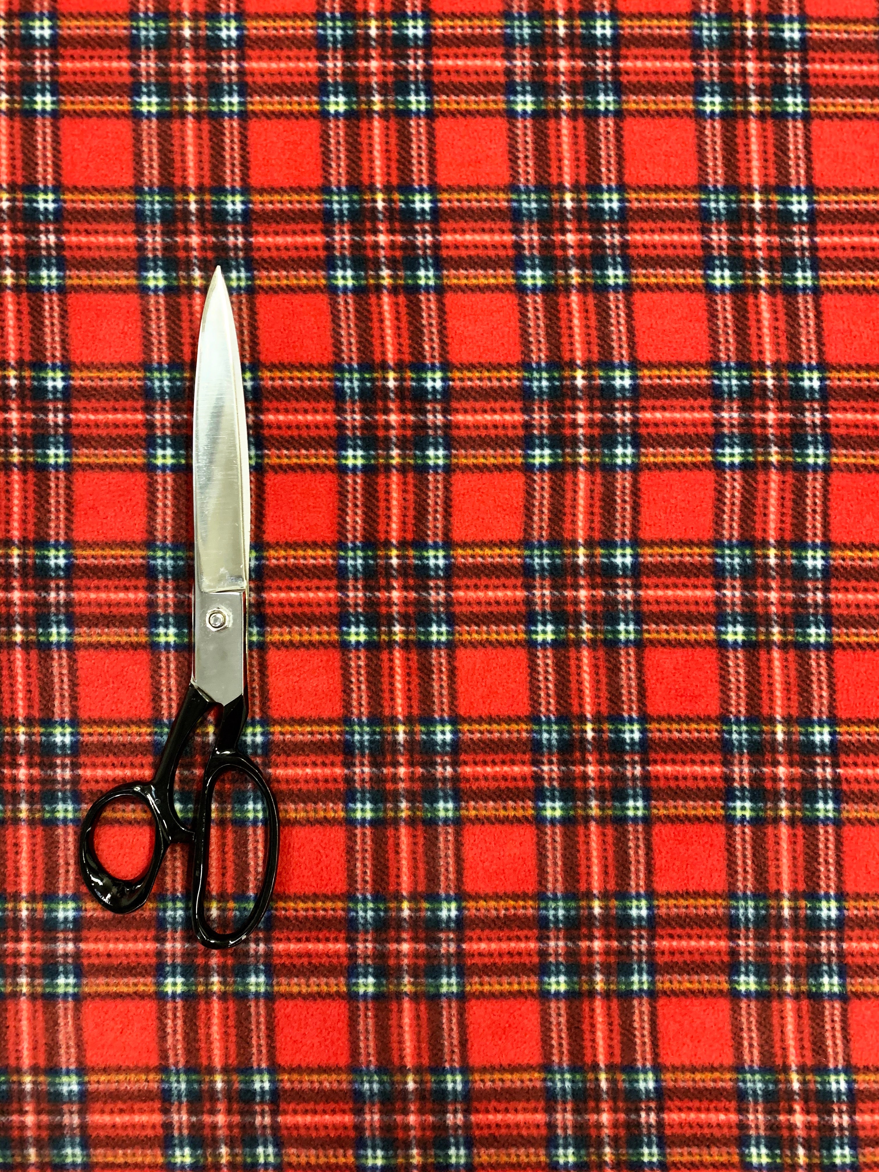 Printed Polar Fleece Fabric Checks & Tartan Prints - 0