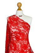 Crochet Scalloped Floral Lace 2 Way Stretch Fabric-32