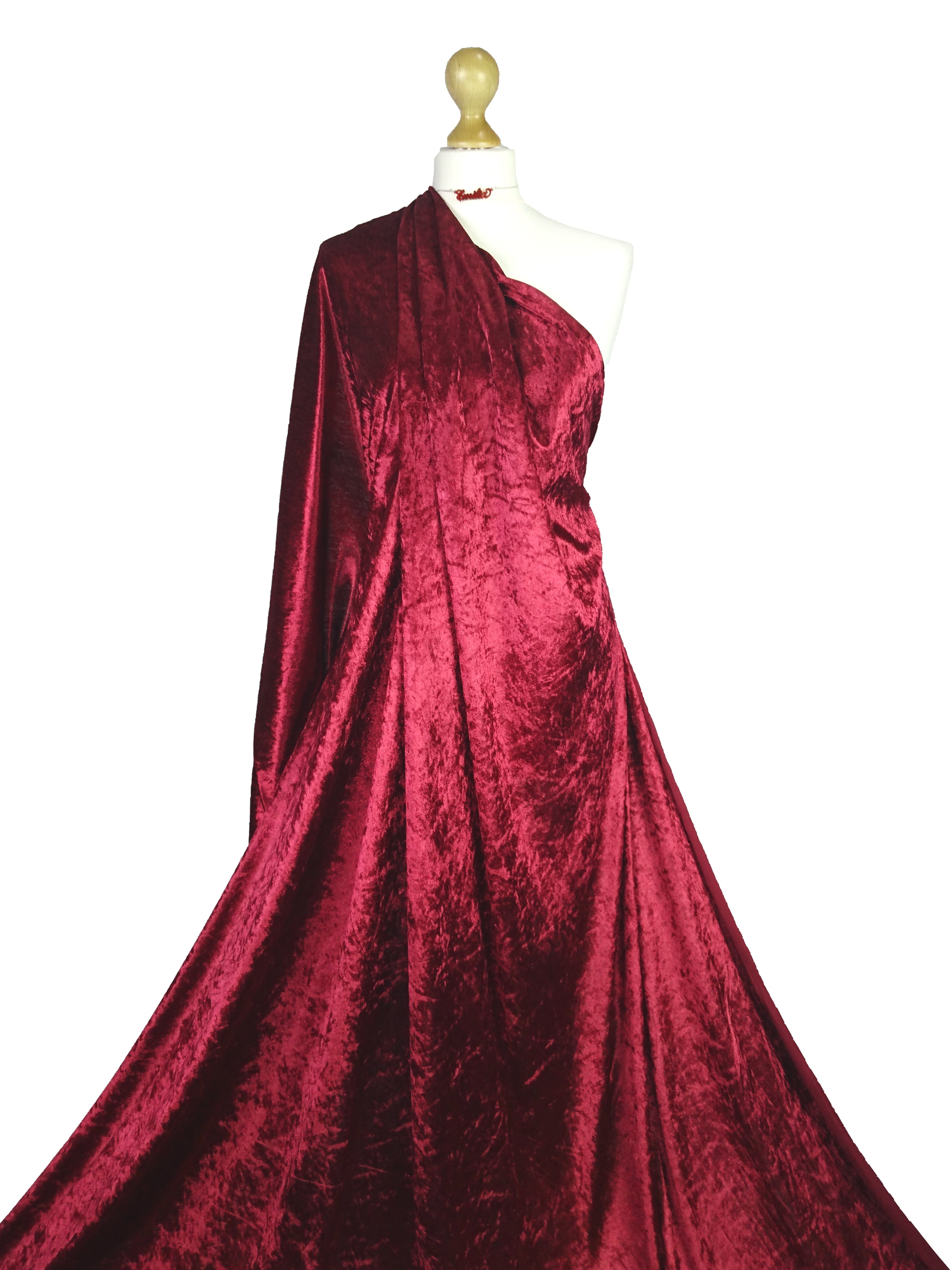 Crushed Velvet 2 Way Stretch Fabric