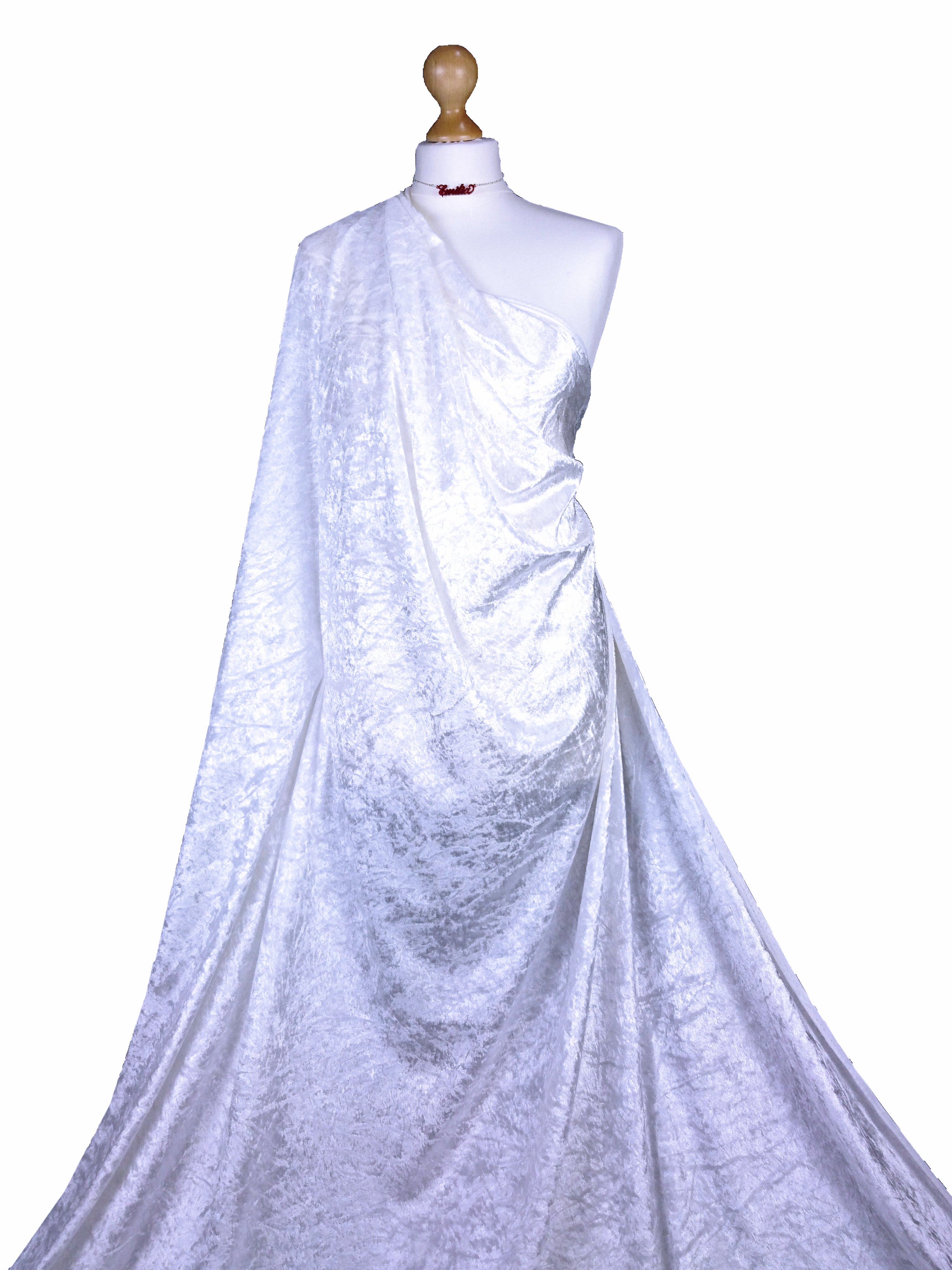 Crushed Velvet 2 Way Stretch Fabric